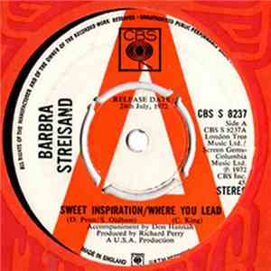 Barbra Streisand - Sweet Inspiration / Where You Lead download mp3 flac