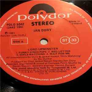 Ian Dury - Lord Upminster download free