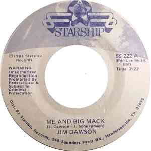 Jim Dawson - Me And Big Mack / Rattlesnakin' Daddy download free