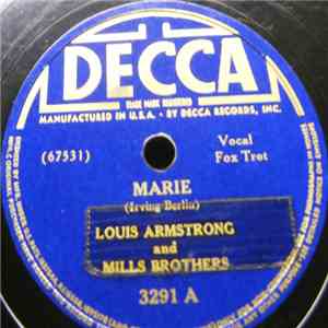 Louis Armstrong And Mills Brothers / Mills Brothers - Marie / Sleepy Time Gal download free