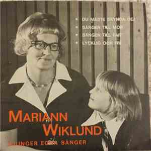 Mariann Wiklund - Sjunger Egna sånger download free