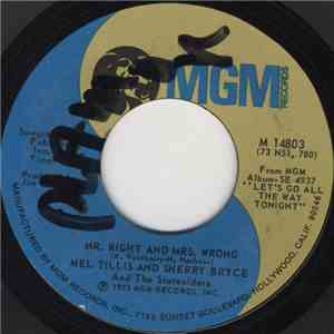 Mel Tillis And Sherry Bryce And The Statesiders  - Mr. Right And Mrs. Wrong / Just Two Strangers Passing In The Night download free