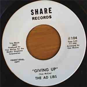 The Ad Libs - Giving Up download free