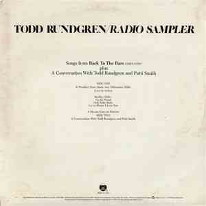 Todd Rundgren - Songs From Back To The Bars download mp3 flac